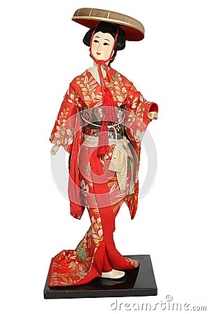 Japanese doll. Stock Photo