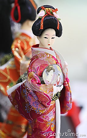 Japanese Doll Stock Photo