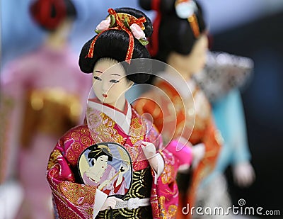 Japanese Doll Stock Photo