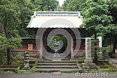 Japanese entryway Stock Photo