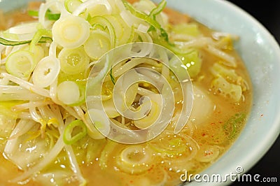 Japanese fermented bean noodles Stock Photo