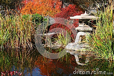 Japanese Garden Stock Photo