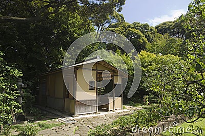 Japanese garden, Nagoya, Japan Stock Photo