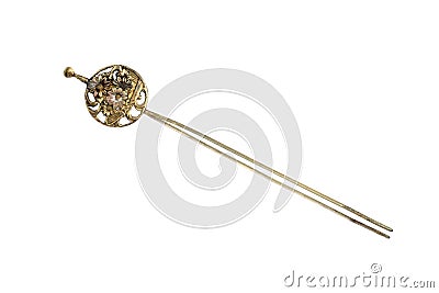 Japanese geisha hairpin Stock Photo