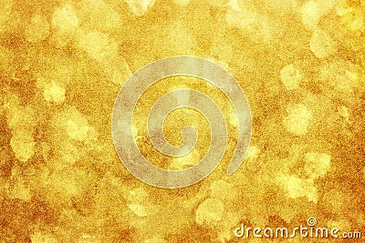 Japanese gold color paper texture background or grunge canvas abstract, ancient image Stock Photo