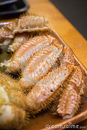 Japanese hairy crab Stock Photo