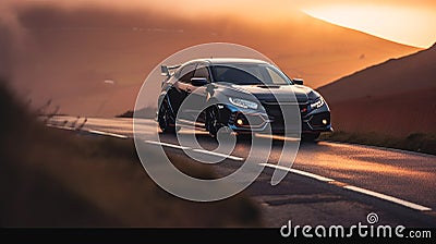 High performance sports car Stock Photo