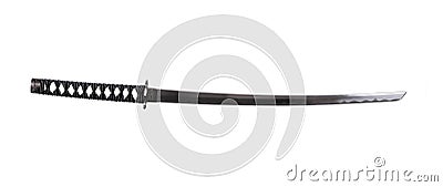 Japanese Katana Sword Stock Photo