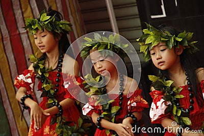 Japanese kid dance Editorial Stock Photo