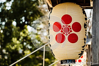 A Japanese Lantern Stock Photo
