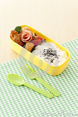 Japanese lunch box Stock Photo