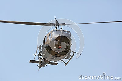 Japanese military helicopter in flight Editorial Stock Photo