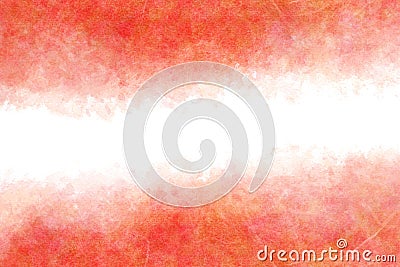 Japanese new year red white watercolor abstract or vintage paint background Stock Photo