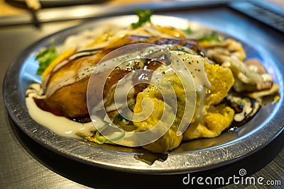 Japanese pancake Stock Photo