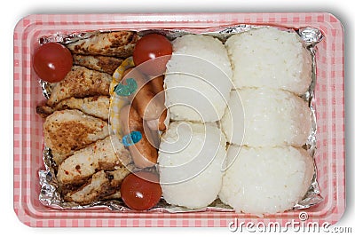 Japanese picnic box Stock Photo