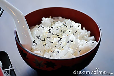 Japanese rice, Japanese food Stock Photo