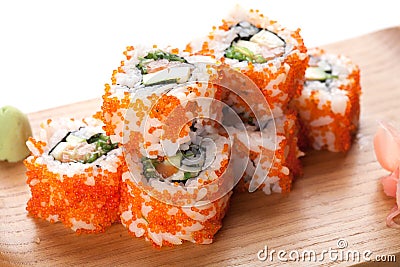 Japanese rolls. Stock Photo