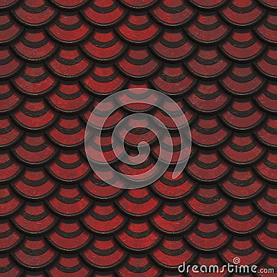 Japanese scales seamless texture Stock Photo