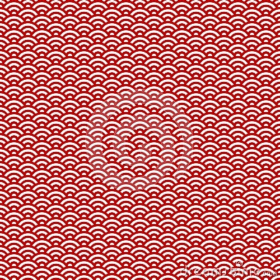 Japanese seamless pattern Vector Illustration