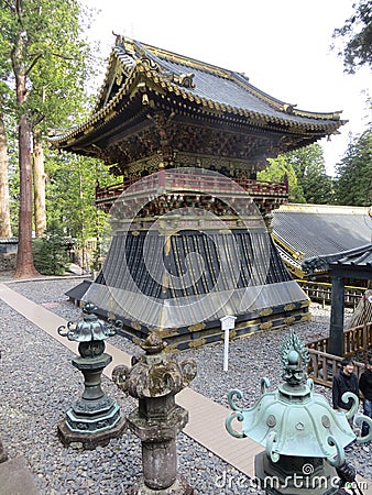 Japanese Shinto shrine Editorial Stock Photo
