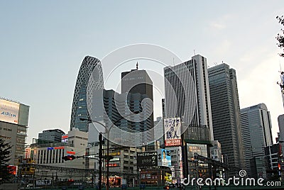 Japanese Skyline Editorial Stock Photo