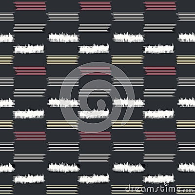 Japanese Small Stripe Vector Seamless Pattern Vector Illustration