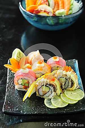 Japanese sushi Stock Photo