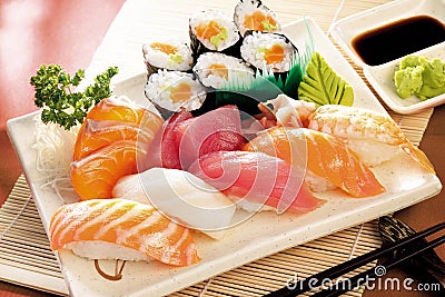 Japanese sushi Stock Photo