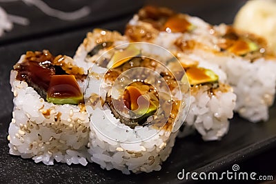 Sushi Rolls Stock Photo