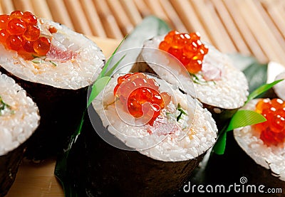 Japanese sushi Tokyo Roll Stock Photo