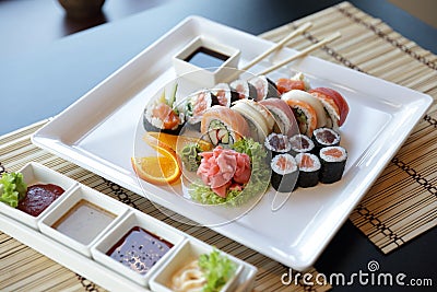 Japanese Sushi Stock Photo