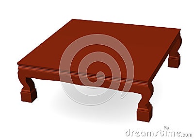 Japanese table Stock Photo