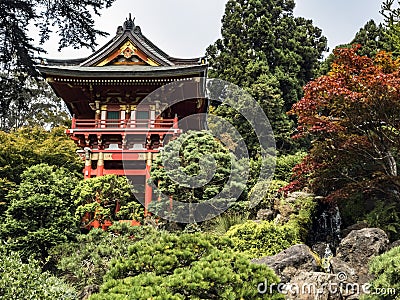 Japanese Tea Garden, Golden Gate Park, San Francisco, California, CA, USA Stock Photo