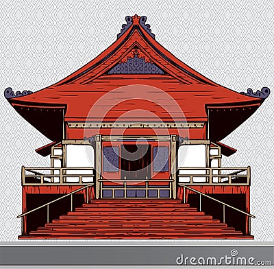 Japanese temple Stock Photo