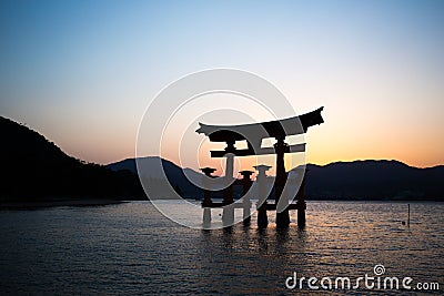 Japanese temple gate Stock Photo