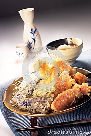 Japanese tempura Stock Photo