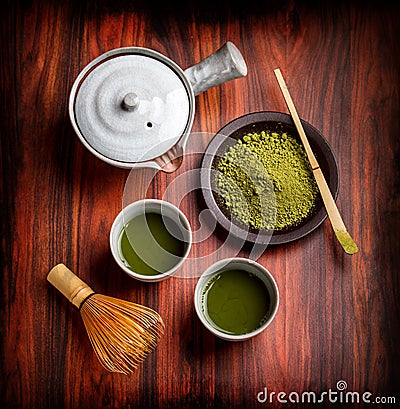 Japanese traditional tea Stock Photo