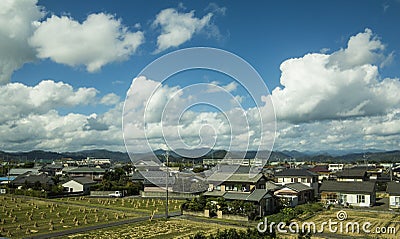 Japanese traditional village Stock Photo