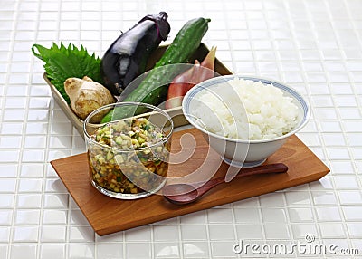 Japanese vegan cuisine, Dashi Stock Photo