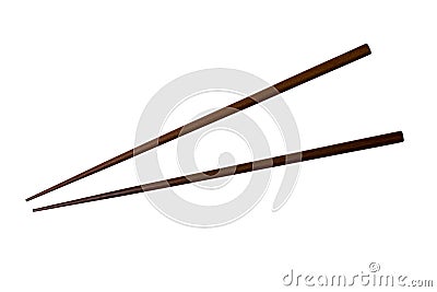 Japanese wood Chopstick Stock Photo