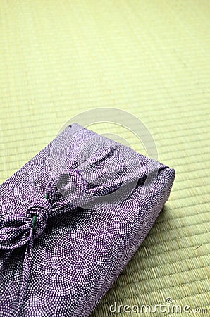 Japanese wrapping cloth Stock Photo