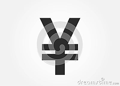 Japanese yen sign. finance infographic design element Vector Illustration