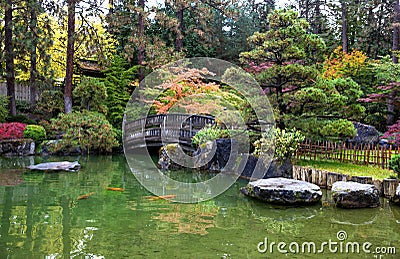 Japanese Zen Garden Stock Photo