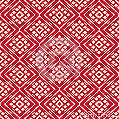 Japanese Zigzag Diamond Vector Seamless Pattern Vector Illustration