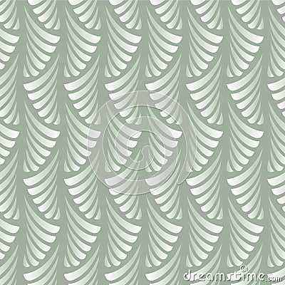 Japanese Zigzag Fan Stripe Vector Seamless Pattern Vector Illustration