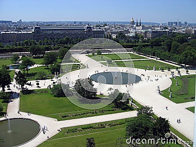 Jardin des Tuileries Stock Photo