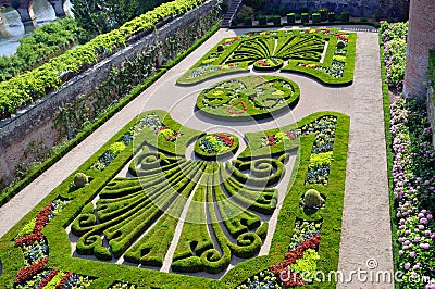 Jardins du Palais de la Berbie Stock Photo