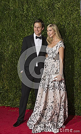 Jared Kushner and Ivanka Trump at 2015 Tony Awards Editorial Stock Photo