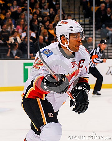 Jarome Iginla Calgary Flames Editorial Stock Photo