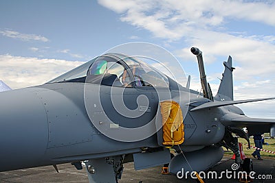 Jas39 Gripen Stock Photo